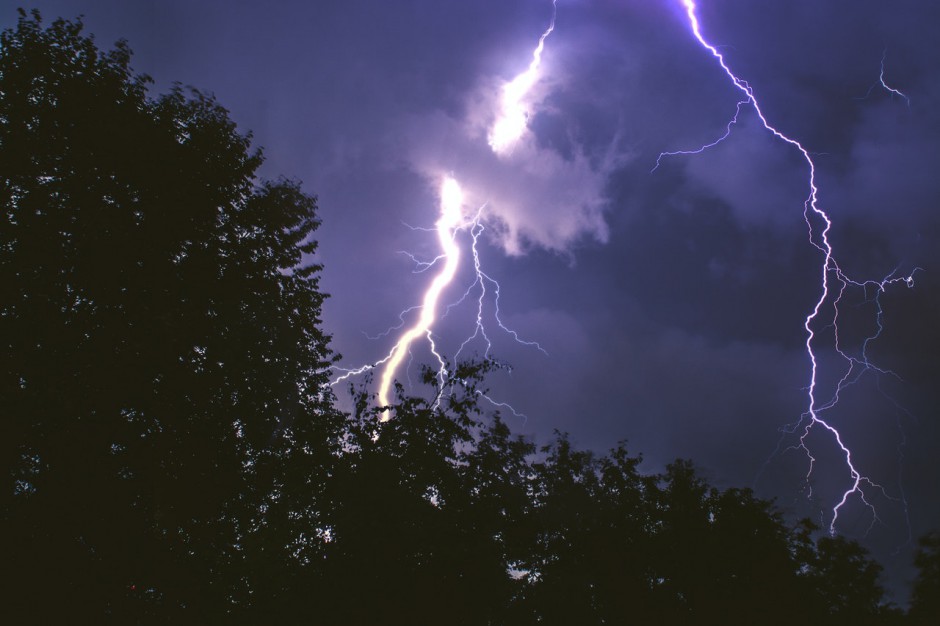 Burze nad Świętokrzyskiem. Najgroźniej na zachodzie regionu