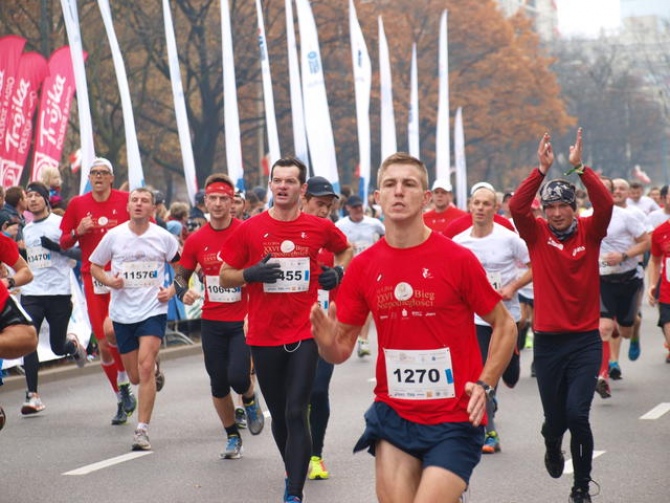 Kielczanie na Biegu Niepodległości w Warszawie - relacja