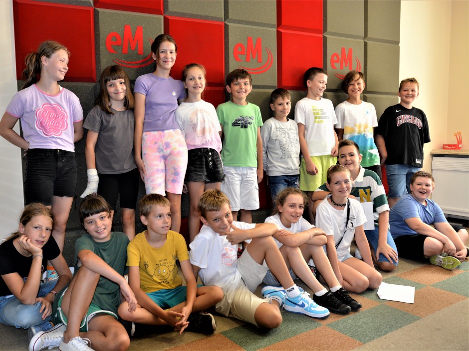 Uczniowie z SP nr 22 w Kielcach w Radiu eM !