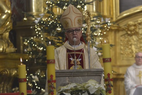 Biskup Jan Piotrowski odprawił Mszę Świętą na zakończenie 2023 roku