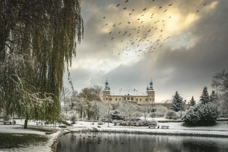 [FOTO] Spadł pierwszy śnieg. Zobacz Kielce w zimowej odsłonie!