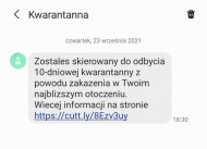 Uwaga na fałszywe SMS-y o kwarantannie!