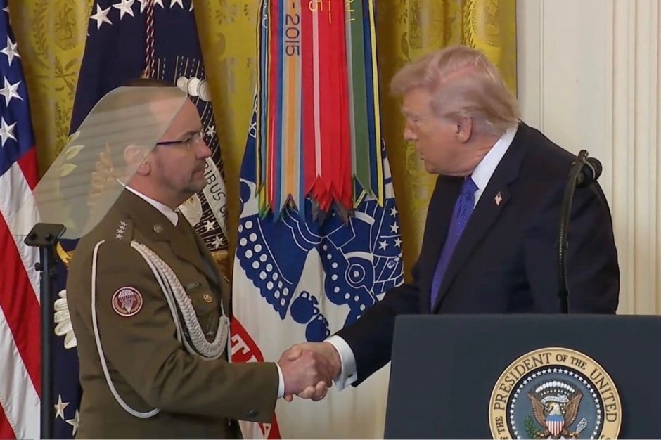 Nasz żołnierz u prezydenta Trumpa. Padły wzruszające słowa