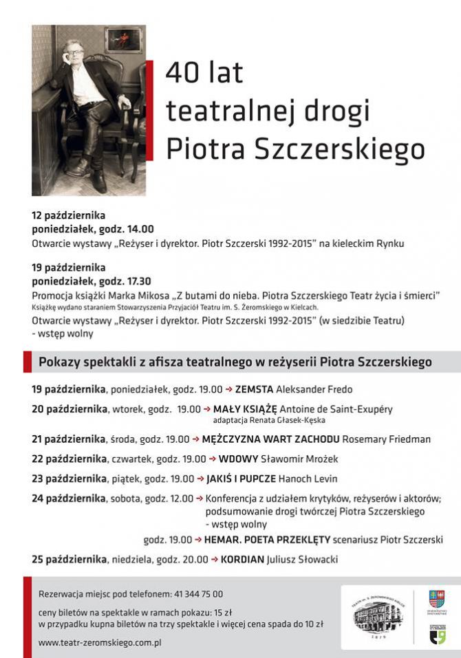 „40 lat teatralnej drogi Piotra Szczerskiego”