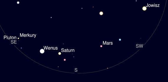 Pięć planet zobaczymy nad ranem