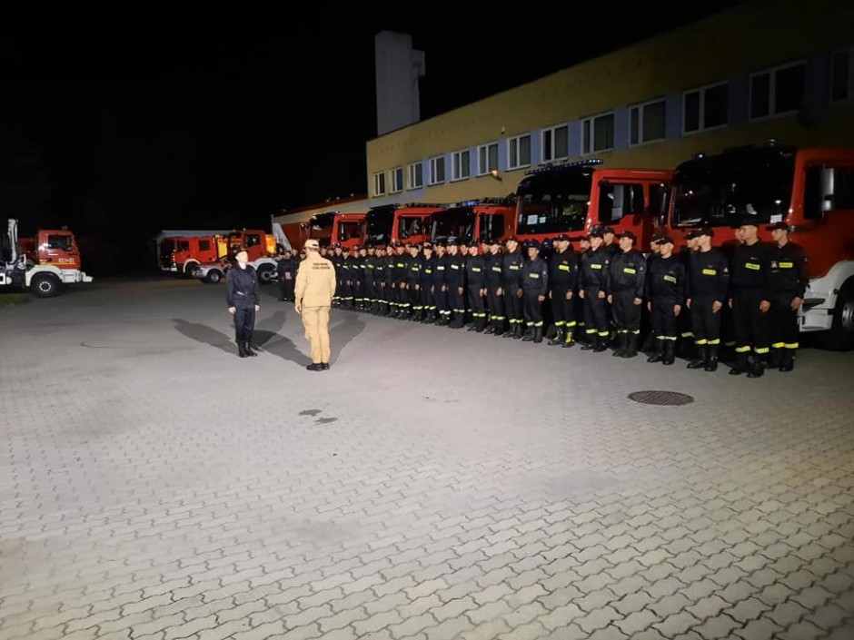 Strażacy szkolą się na wypadek pożarów lasów