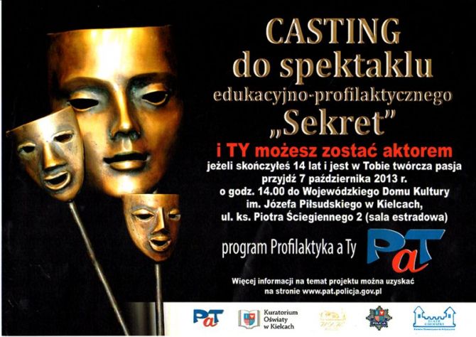 Policja zaprasza na casting