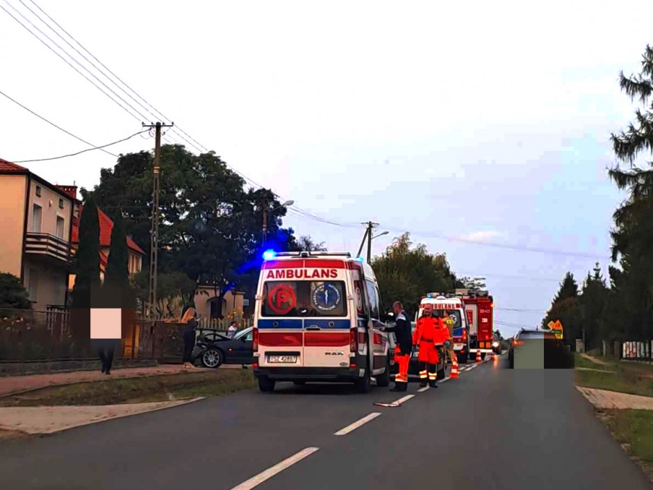 Wypadek w miejscowości Dobra