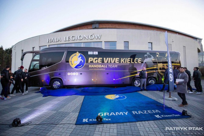 PGE VIVE jak Real Madryt. Kielczanie mają nowy autokar