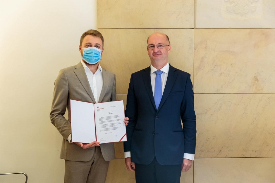Edgar Kobos z powiatu staszowskiego Młodzieżowym Delegatem RP do ONZ