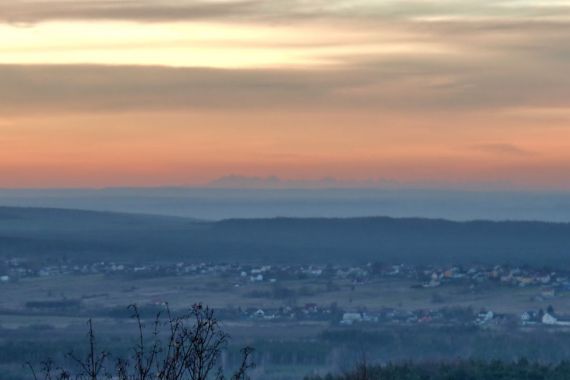Tatry widoczne z zamku w Chęcinach!