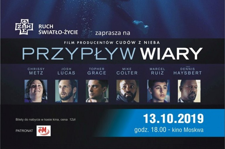 Ten film warto obejrzeć. "Przypływ wiary" w kinie Moskwa