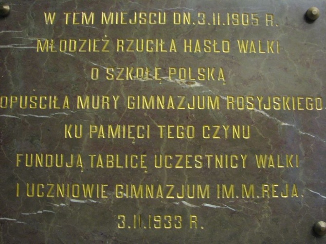 „Żądamy polskich wykładów, żądamy Polaków profesorów, niech żyje polska szkoła”