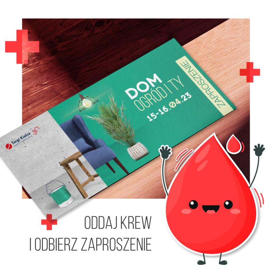 Oddaj krew i… otrzymaj bilet wstępu na targi!