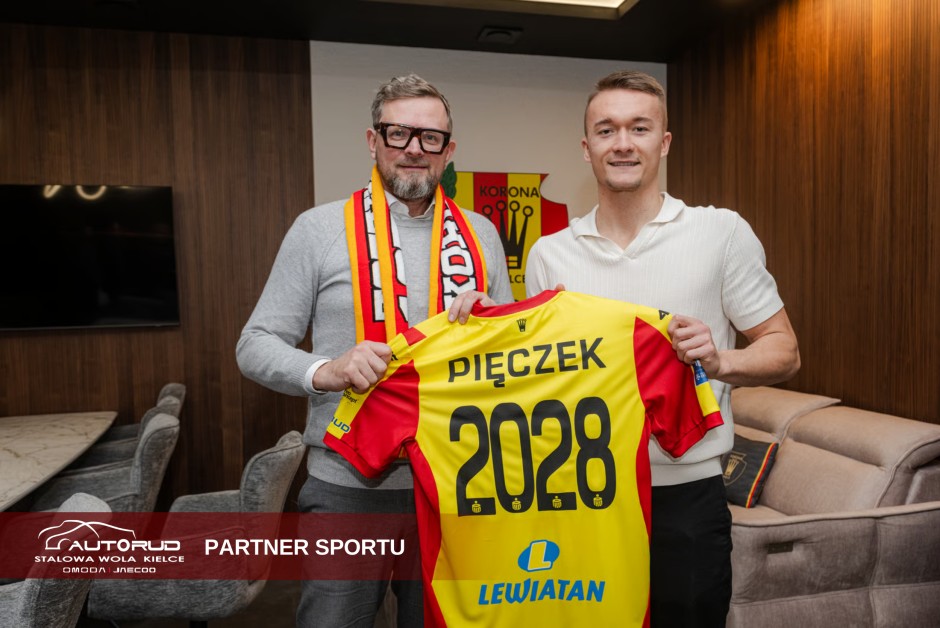 Marcel Pięczek przedłużył kontrakt z Koroną Kielce do 2028 roku