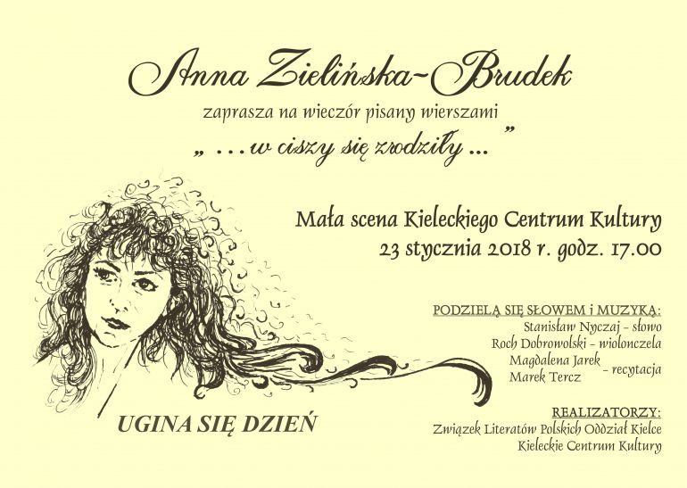 Poetka zaprasza na wieczór autorski