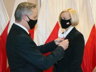 Renata Janik odznaczona Srebrnym Krzyżem Zasługi