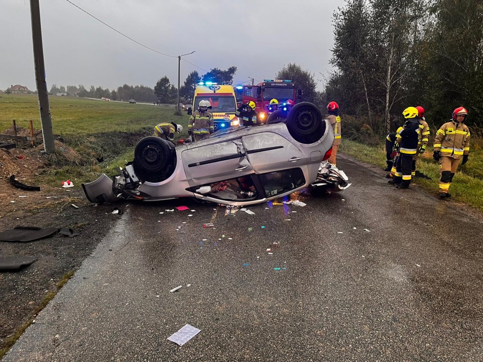 [AKTUALIZACJA] Wypadek w Kuźniakach. 30-latka zmarła w szpitalu