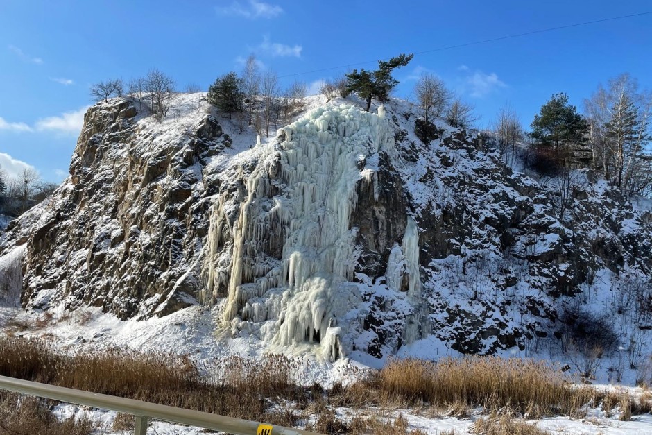 W Kielcach znów powstaje lodospad