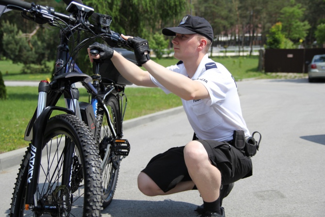 Policjanci na rowery