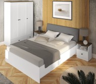 Śnieżna harmonia w sypialni: Meble w kolorze białym jako kwintesencja spokoju i elegancji