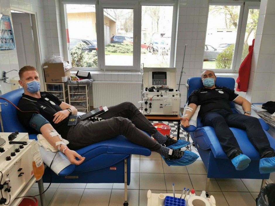 Trener i zawodnicy Łomży Vive oddali osocze. „Budujmy nasze wspólne zasoby”