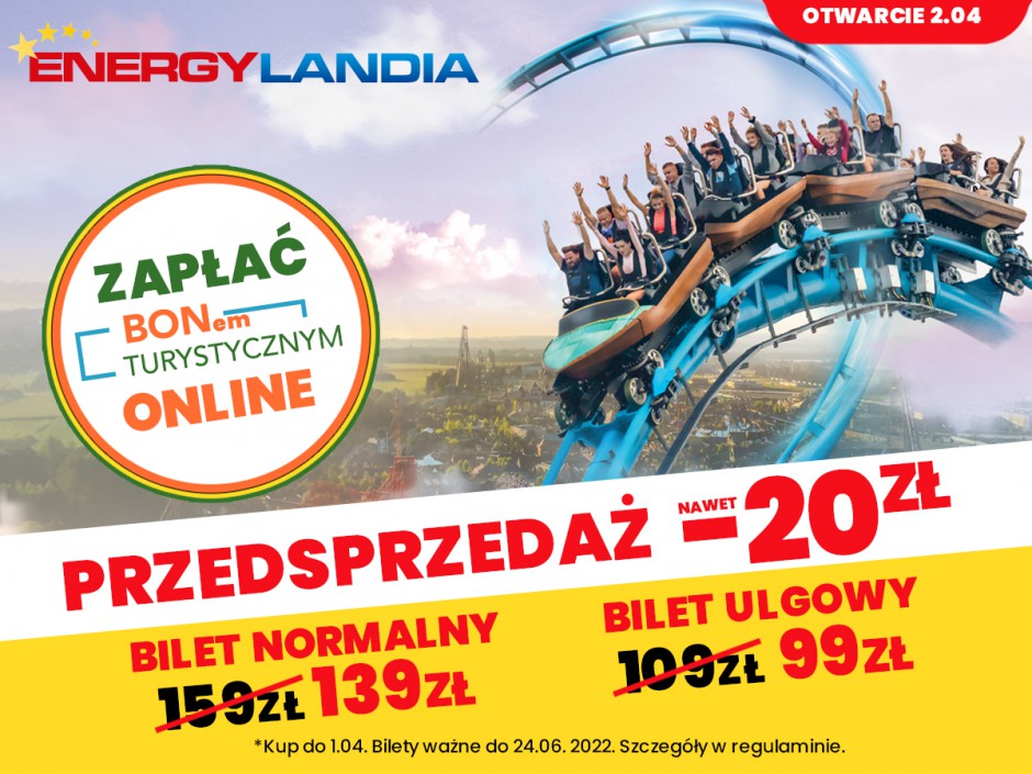 Krajowa turystyka na światowym poziomie! Kierunek Energylandia!