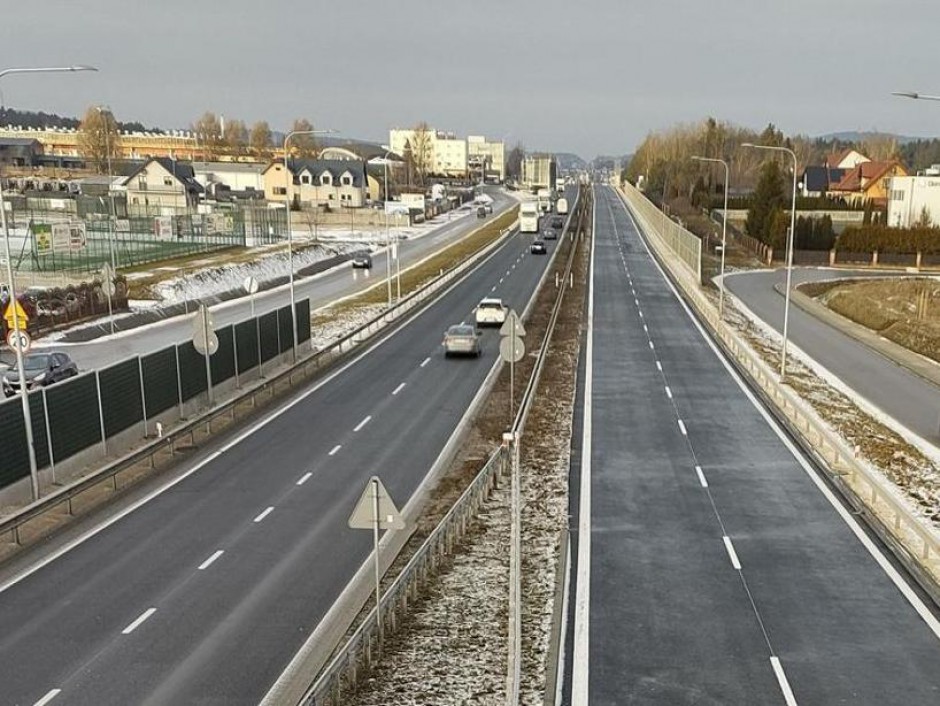 Uruchomiono drugą jezdnię na obwodnicy Morawicy