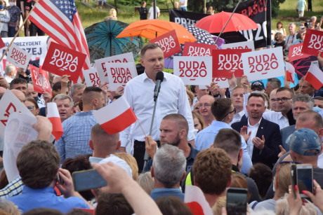 [VIDEO+FOTO] Prezydent Andrzej Duda spotkał się z kielczanami