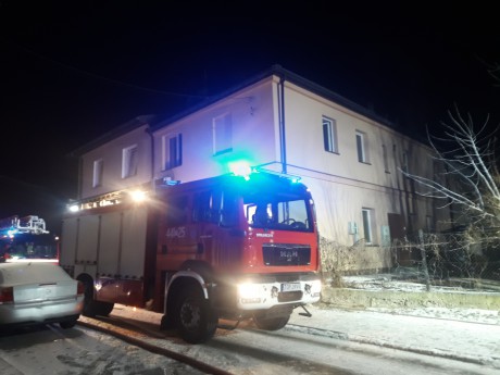 Wieczorny pożar w Opatowie. Jedna osoba nie żyje