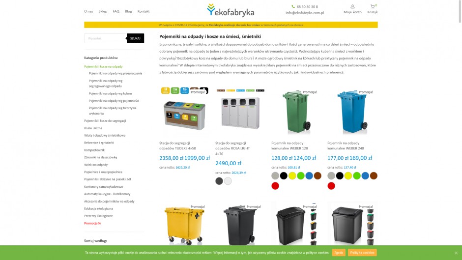 Pojemniki na odpady - jakie wybrać? Materiał partnera