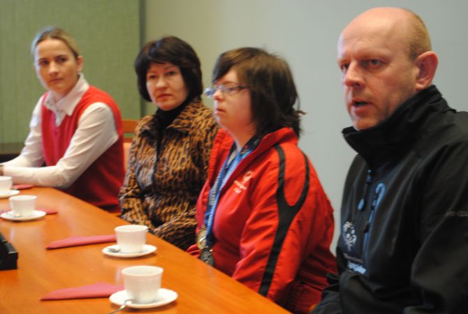 Złota medalistka olimpiad specjalnych u prezydenta