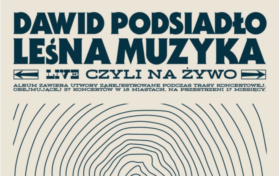 Dawid Podsiadło i jego pierwszy koncertowy album