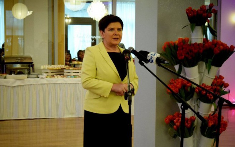 Beata Szydło w Skalbmierzu