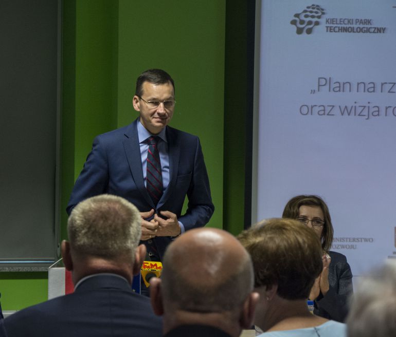 [AUDIO] Morawiecki: Chcemy rozkładać czerwony dywan polskim przedsiębiorcom