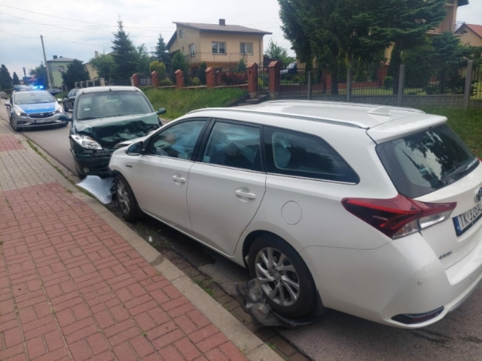 Wypadek w Samsonowie. Mężczyzna w szpitalu