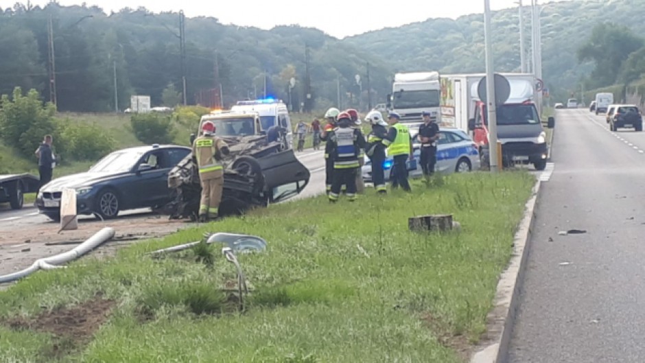 [AKTUALIZACJA] Wypadek na Krakowskiej. Tworzą się duże korki