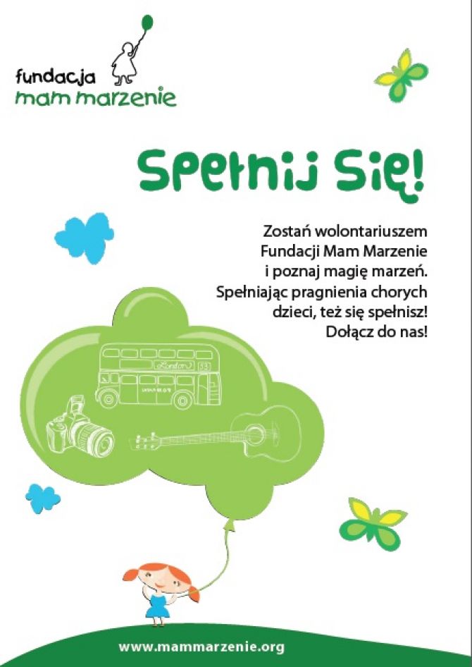 Daj uśmiech choremu dziecku!