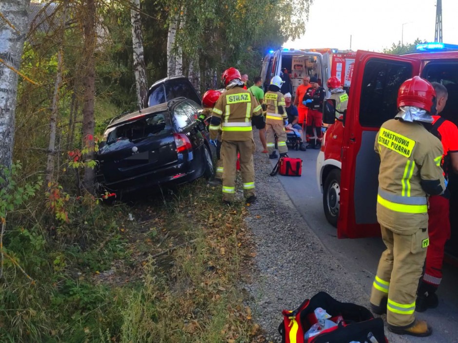 Poważny wypadek w miejscowości Mosty. W akcji śmigłowiec LPR