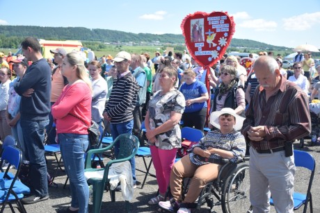 Rocznica wizyty papieża. Osoby niepełnosprawne spotkały się w Masłowie