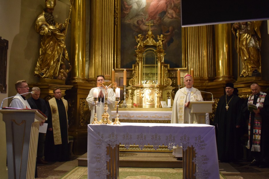 [FOTO] Biskup Jan Piotrowski: Dobrze, iż Kościoły chrześcijańskie podejmują wspólną drogę ekumeniczną