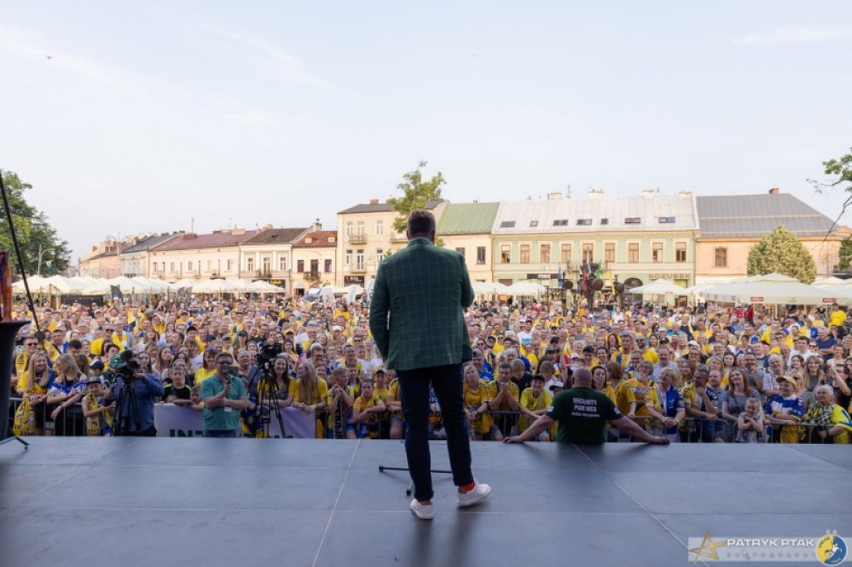 Wzruszające spotkanie. „Chcemy, aby Paweł był dla nas tym spiritus movens, który da nam siły do wygrania"