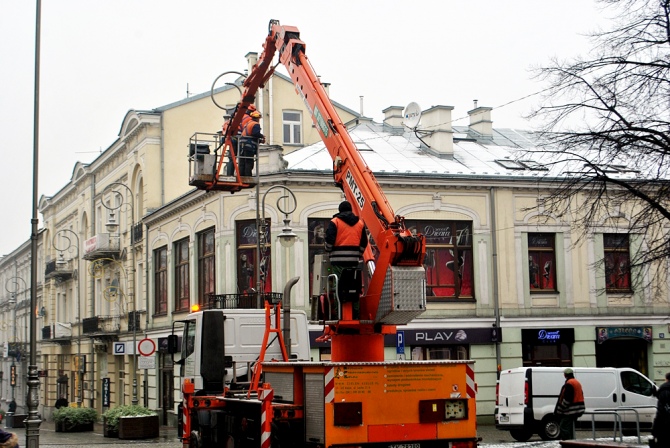 Kielce nabierają świątecznego wyglądu