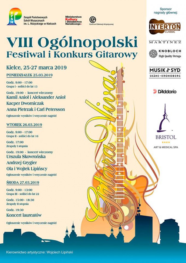 Przed nami VIII Ogólnopolski Festiwal i Konkurs Gitarowy "Gitara Viva!"