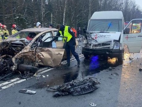 Karambol w miejscowości Przyjmo. Zderzyło się pięć aut