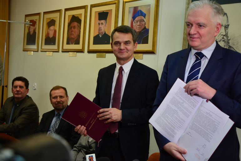 Umowa z wicepremierem Gowinem podpisana