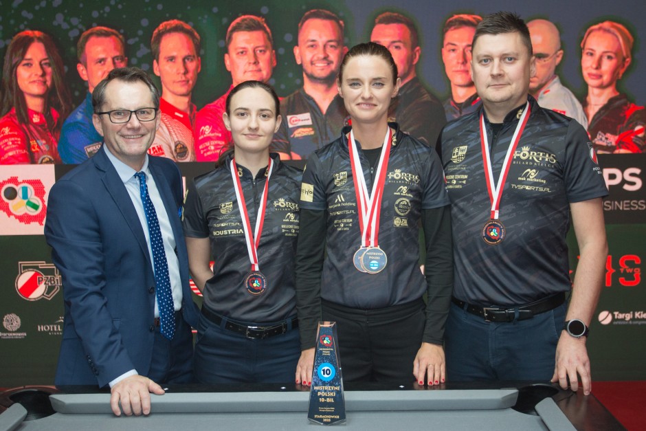 Pięciu medali dla kieleckich bilardzistów