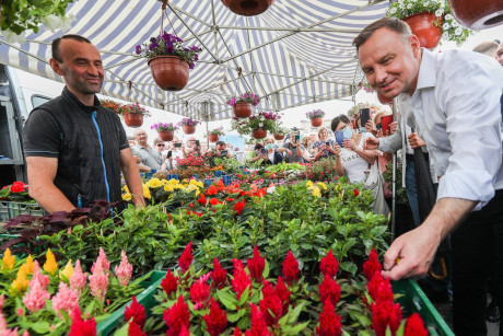 Prezydent Andrzej Duda w Pińczowie: Kupujmy polskie produkty, bo są wysokiej jakości