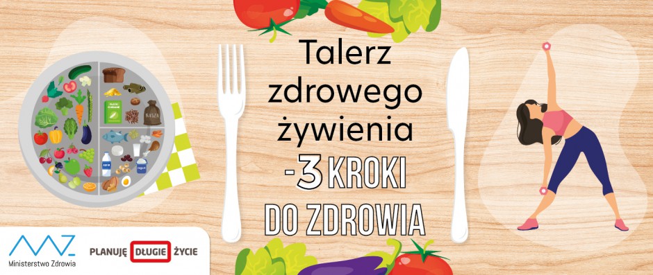 Talerz zdrowego żywienia - trzy kroki do zdrowia