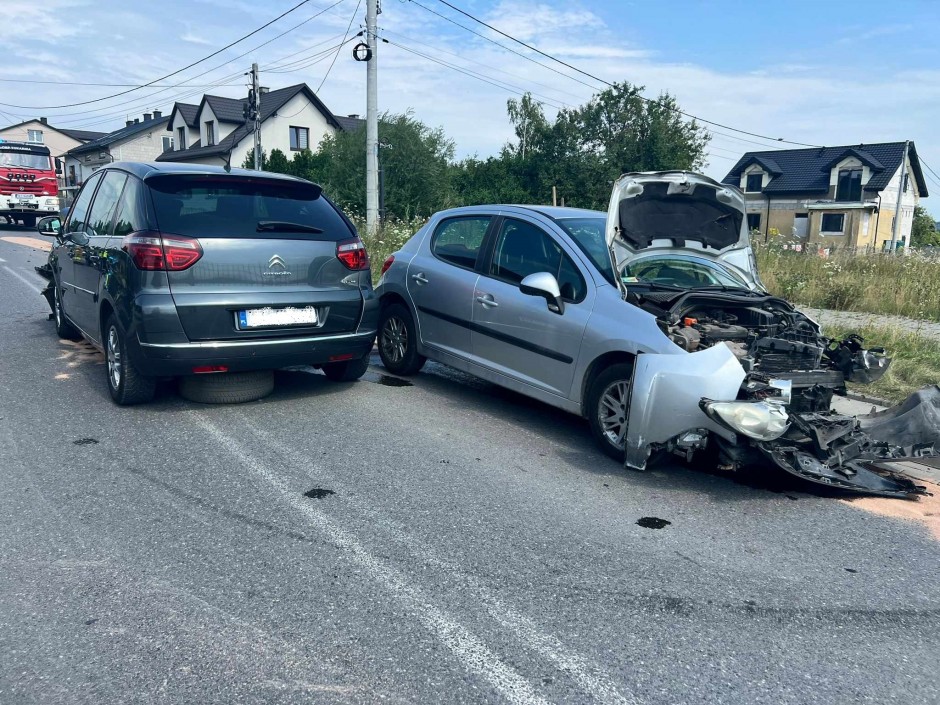 Wypadek w Tokarni. Pięć osób w szpitalu
